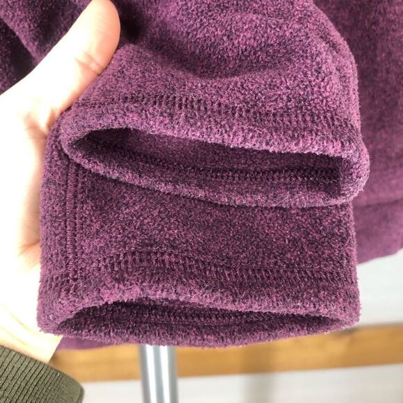 Kit AND ACE Hygge Pullover Purple Fleece Mock neck Sweatshirt Sz S‎ - Picture 5 of 8